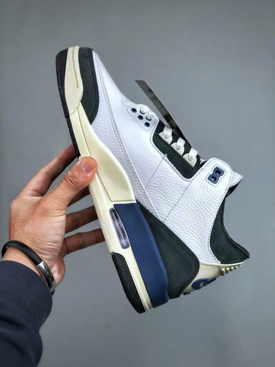 RÉPLICA JORDAN 3 RETRO OG SP A MA MANIÉRE 'DIFFUSED BLUE' - Imagen 8