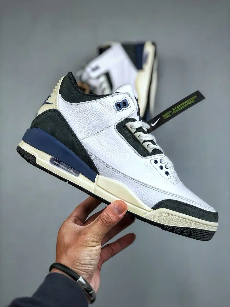 RÉPLICA JORDAN 3 RETRO OG SP A MA MANIÉRE 'DIFFUSED BLUE' - Imagen 7