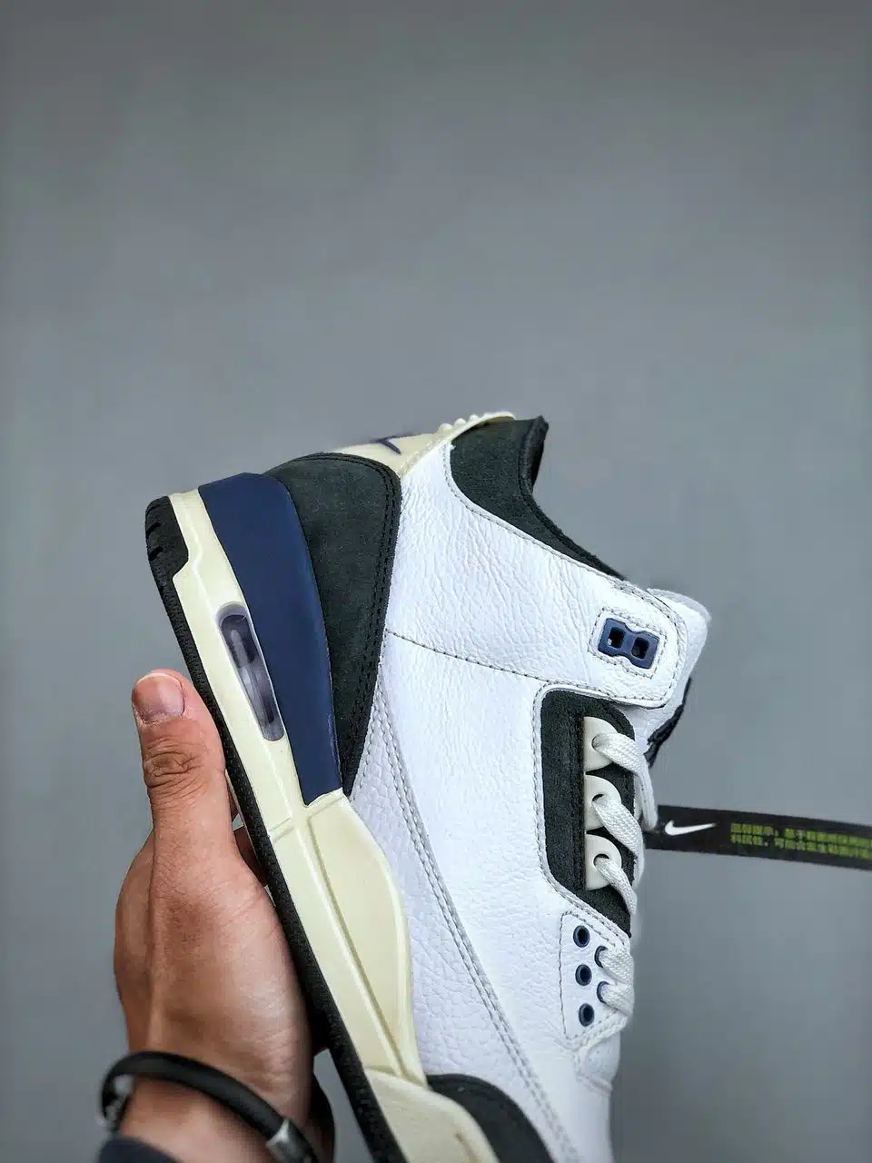 RÉPLICA JORDAN 3 RETRO OG SP A MA MANIÉRE 'DIFFUSED BLUE' - Imagen 5