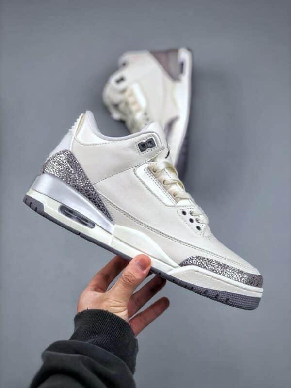 RÉPLICA JORDAN 3 RETRO SAIL 'CEMENT GREY' - Imagen 7
