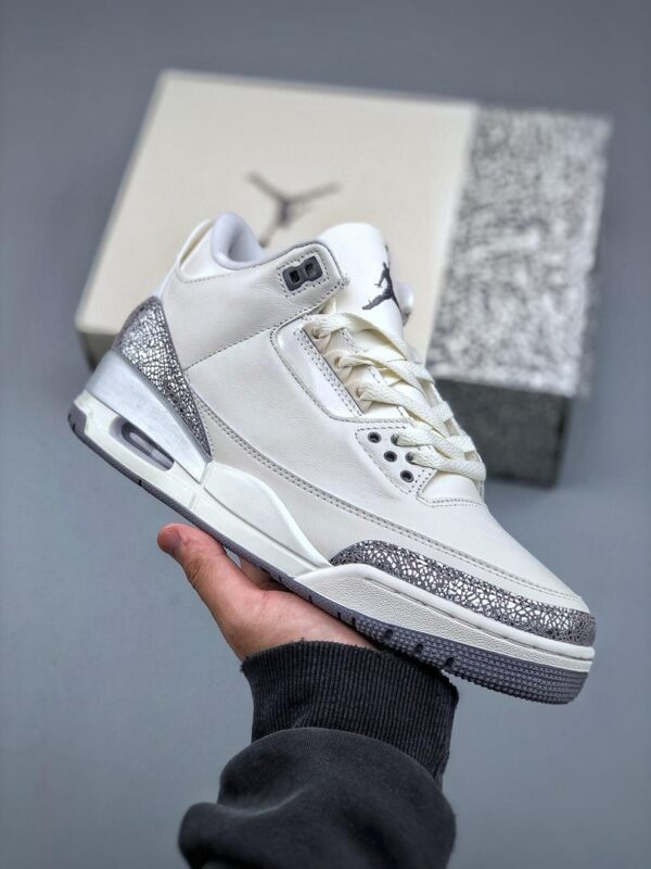RÉPLICA JORDAN 3 RETRO SAIL 'CEMENT GREY' - Imagen 9