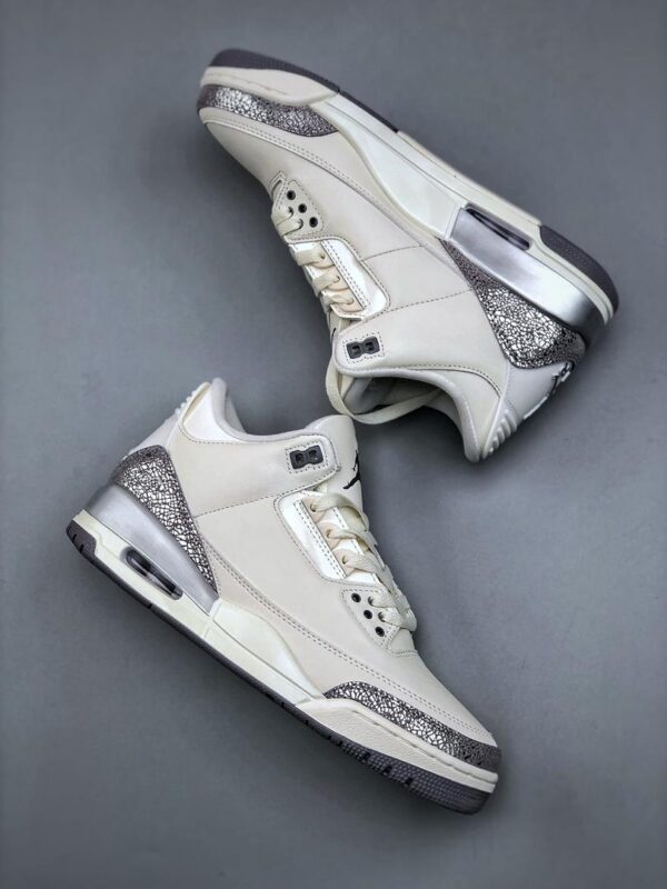 RÉPLICA JORDAN 3 RETRO SAIL 'CEMENT GREY' - Imagen 2