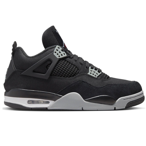 RÉPLICA JORDAN 4 BLACK CANVAS