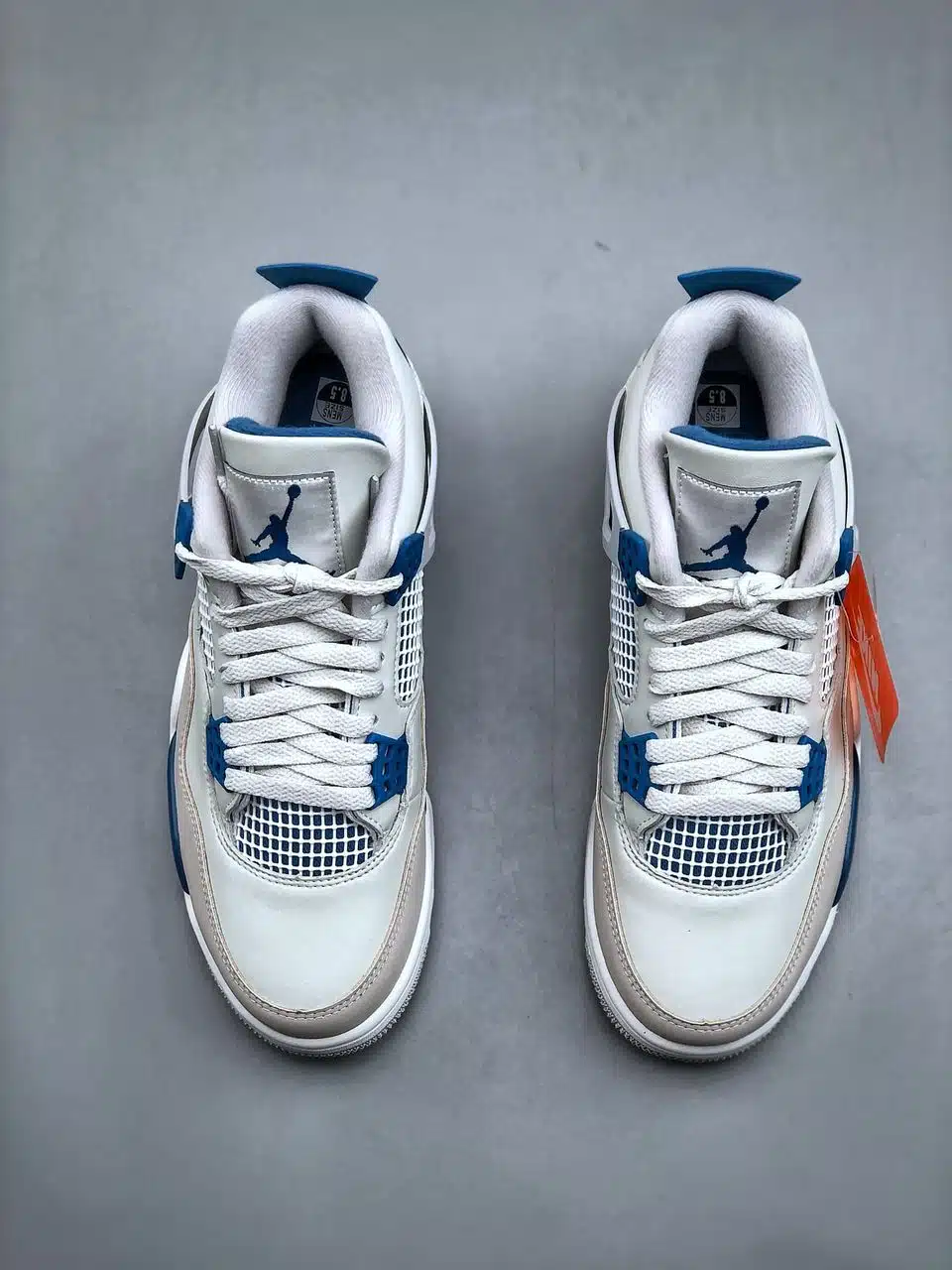 RÉPLICA JORDAN 4 RETRO MILITARY BLUE (2024) - Imagen 7