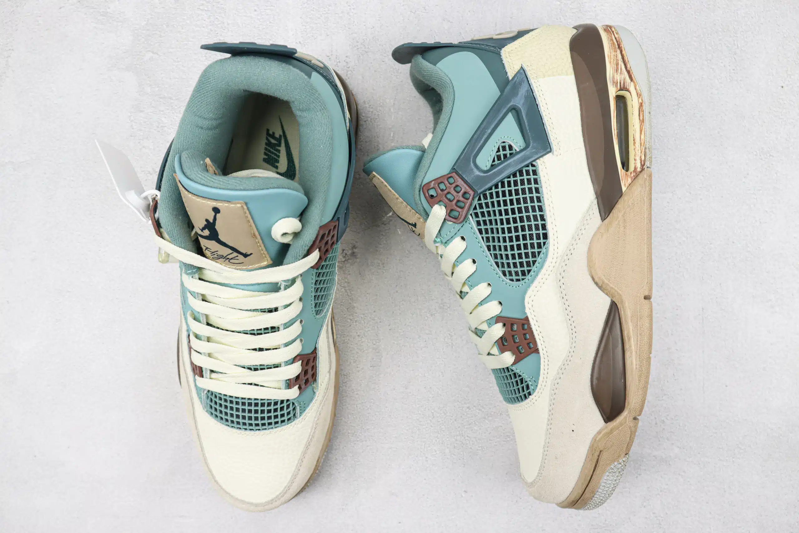 RÉPLICA JORDAN 4 'SNORLAX' CUSTOM - Imagen 6