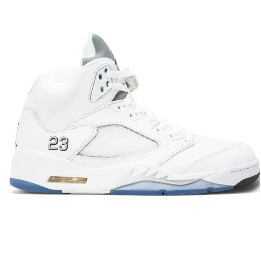 RÉPLICA JORDAN RETRO 5 ‘WHITE METALLIC’