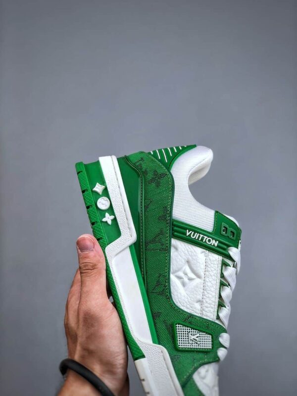 RÉPLICA LOUIS VUITTON LV TRAINER 'VERDES' - Imagen 4