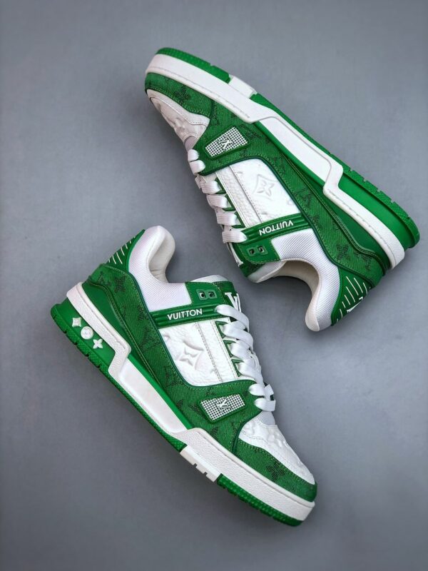 RÉPLICA LOUIS VUITTON LV TRAINER 'VERDES' - Imagen 2