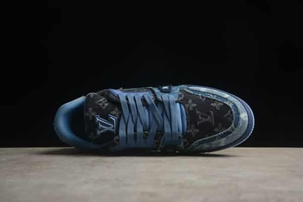 RÉPLICA LOUIS VUITTON LV TRAINER X NIGO 'AZULES' DENIM - Imagen 6