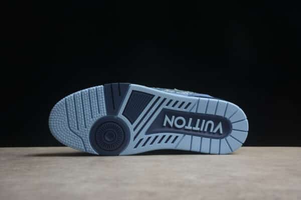 RÉPLICA LOUIS VUITTON LV TRAINER X NIGO 'AZULES' DENIM - Imagen 5