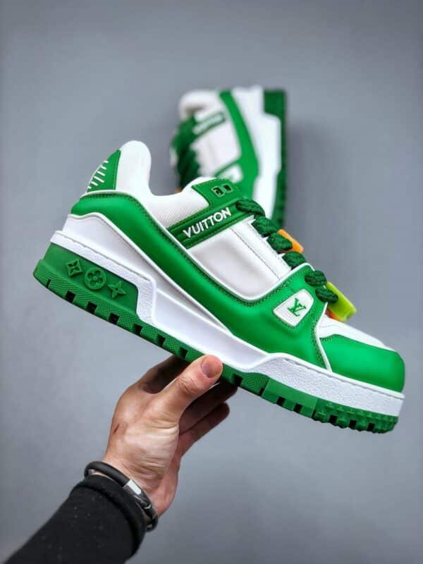 RÉPLICA LOUIS VUITTON TRAINER MAXI 'VERDES' - Imagen 5