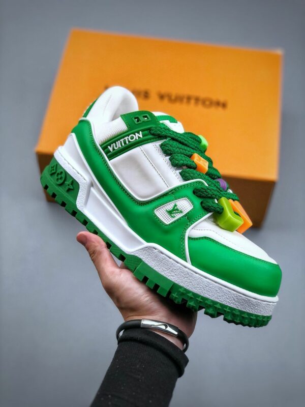 RÉPLICA LOUIS VUITTON TRAINER MAXI 'VERDES' - Imagen 9