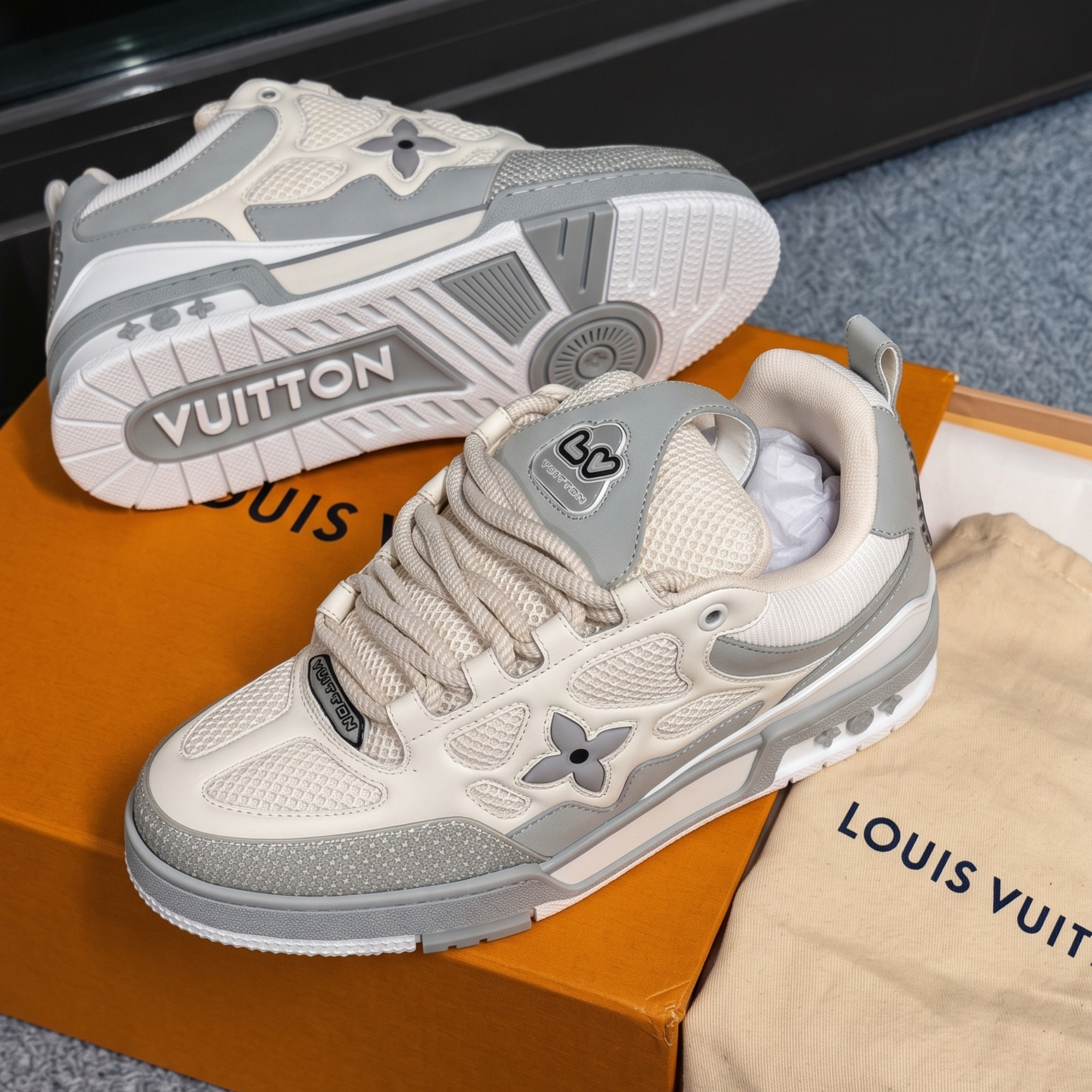 LOUIS VUITTON SKATE ‘GRISES’ - Imagen 2