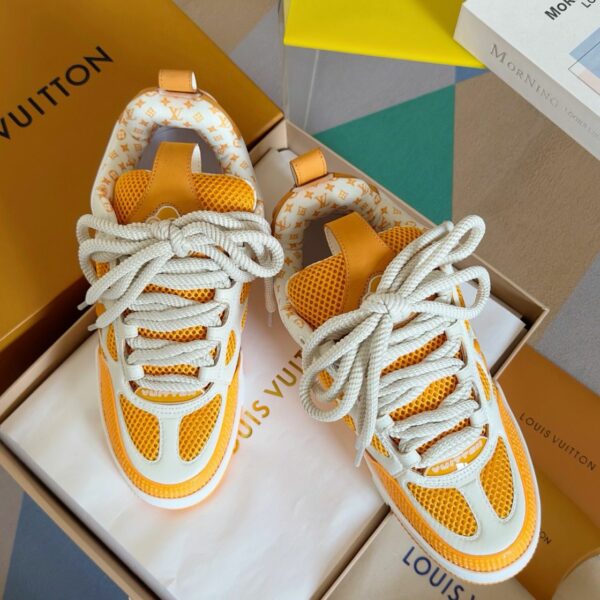 RÉPLICA LOUIS VUITTON SNEAK 'ORANGE' - Imagen 10