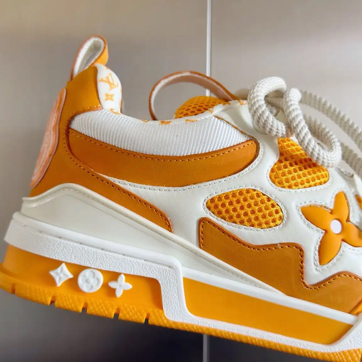 RÉPLICA LOUIS VUITTON SNEAK 'ORANGE' - Imagen 3