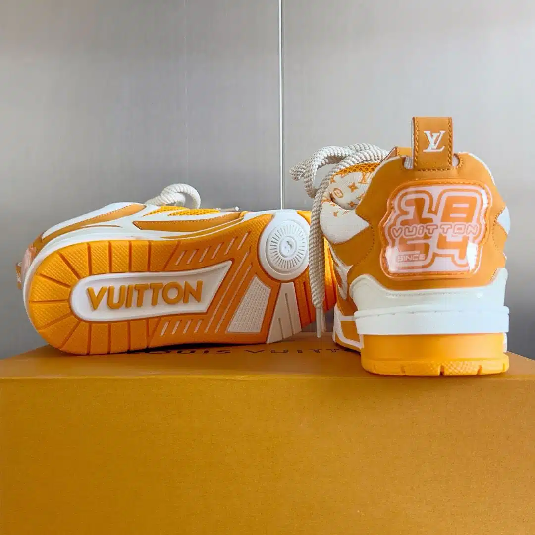 RÉPLICA LOUIS VUITTON SNEAK 'ORANGE' - Imagen 2