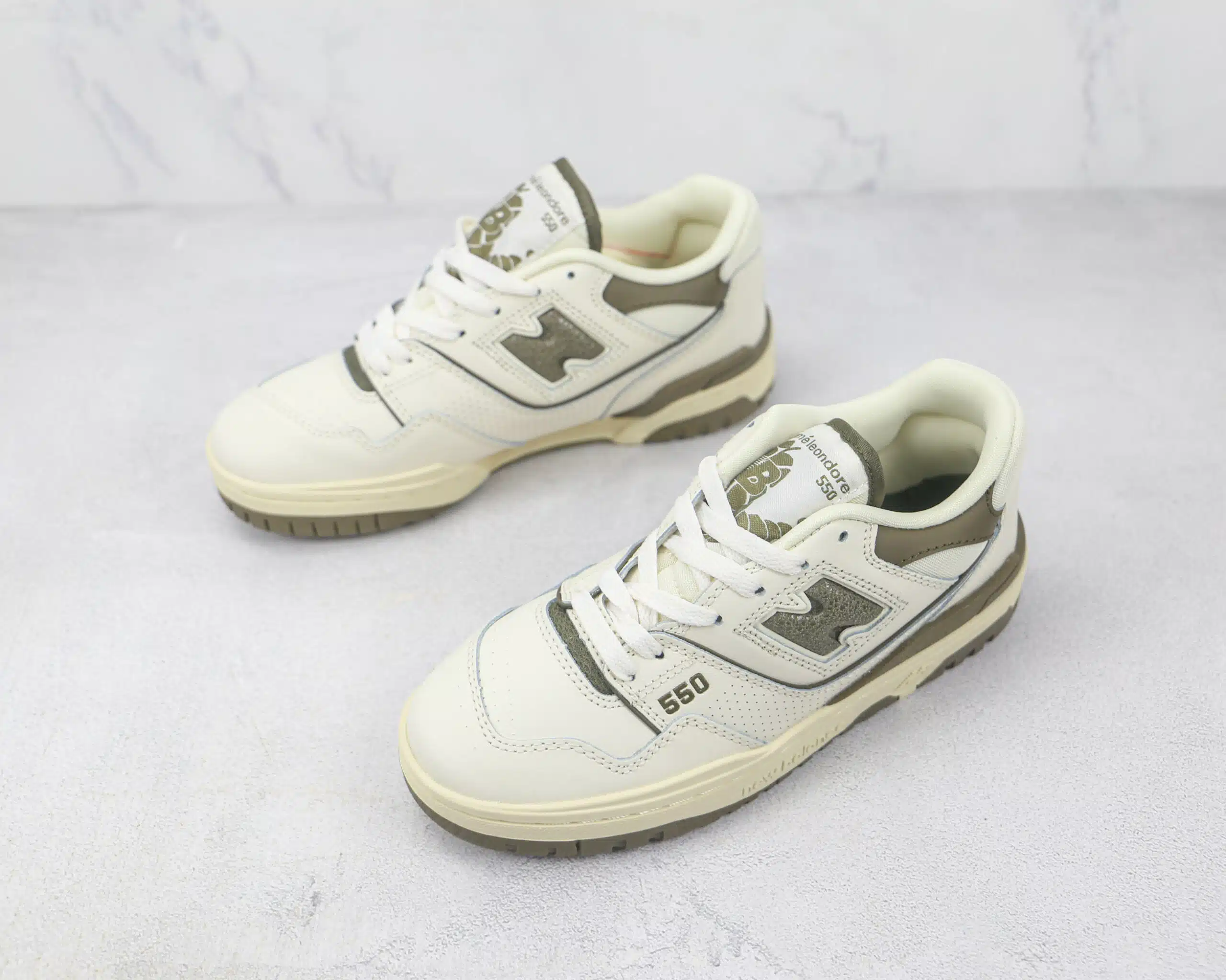 RÉPLICA NEW BALANCE 550 X AIMÉ LEON DORE 'OLIVE' - Imagen 4