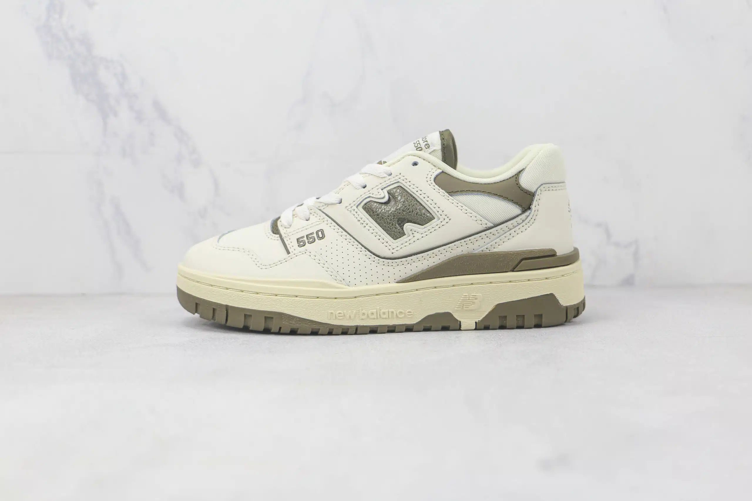 RÉPLICA NEW BALANCE 550 X AIMÉ LEON DORE 'OLIVE' - Imagen 7