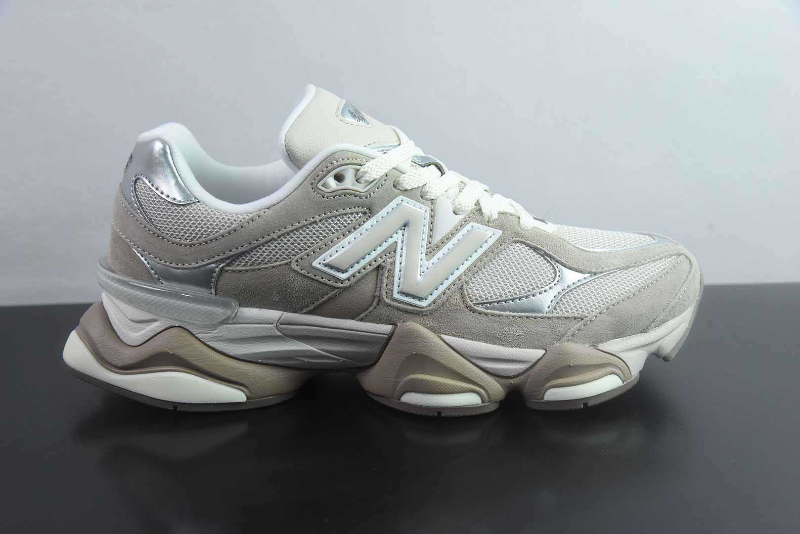 NEW BALANCE 9060 MOONBEAM 'SILVER METALLIC' DRIFTWOOD - Imagen 9