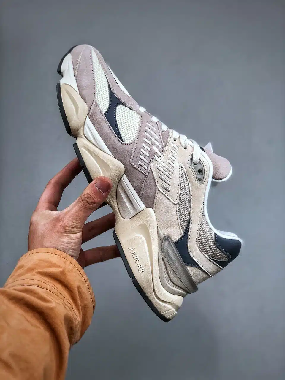 RÉPLICA NEW BALANCE 9060 'MOONROCK LINEN 'DARK ARCTIC GREY' - Imagen 8