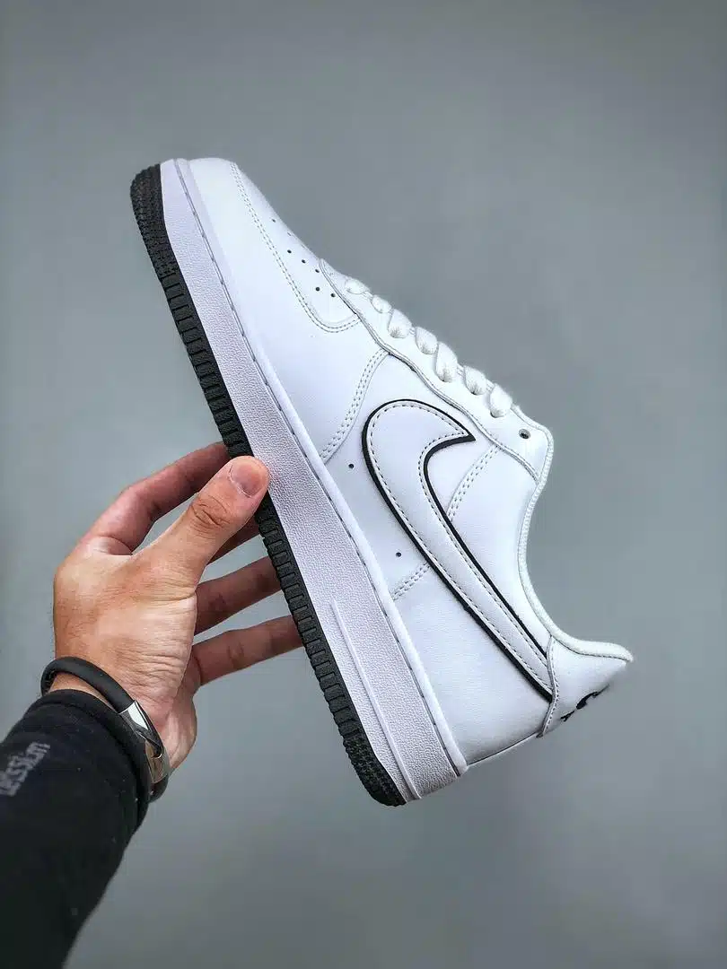 RÉPLICA NIKE AIR FORCE 1 07' 'WHITE BLACK' - Imagen 7