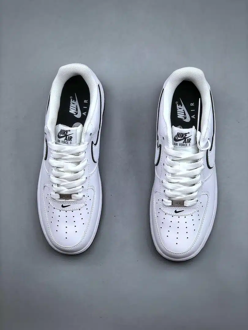 RÉPLICA NIKE AIR FORCE 1 07' 'WHITE BLACK' - Imagen 4