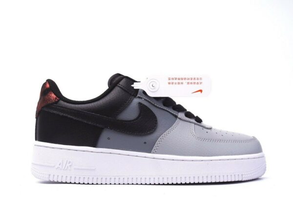 RÉPLICA NIKE AIR FORCE 1 LOW '07 BLACK SMOKE GREY - Imagen 7