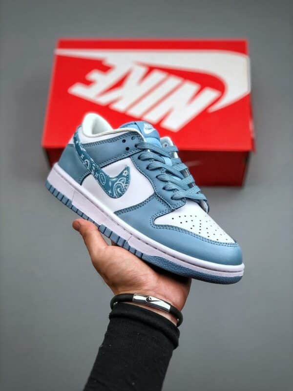 RÉPLICA NIKE DUNK LOW 'BLUE PAISLEY' - Imagen 3