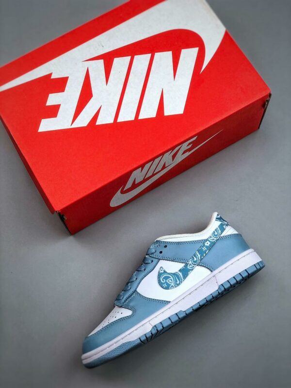 RÉPLICA NIKE DUNK LOW 'BLUE PAISLEY' - Imagen 4