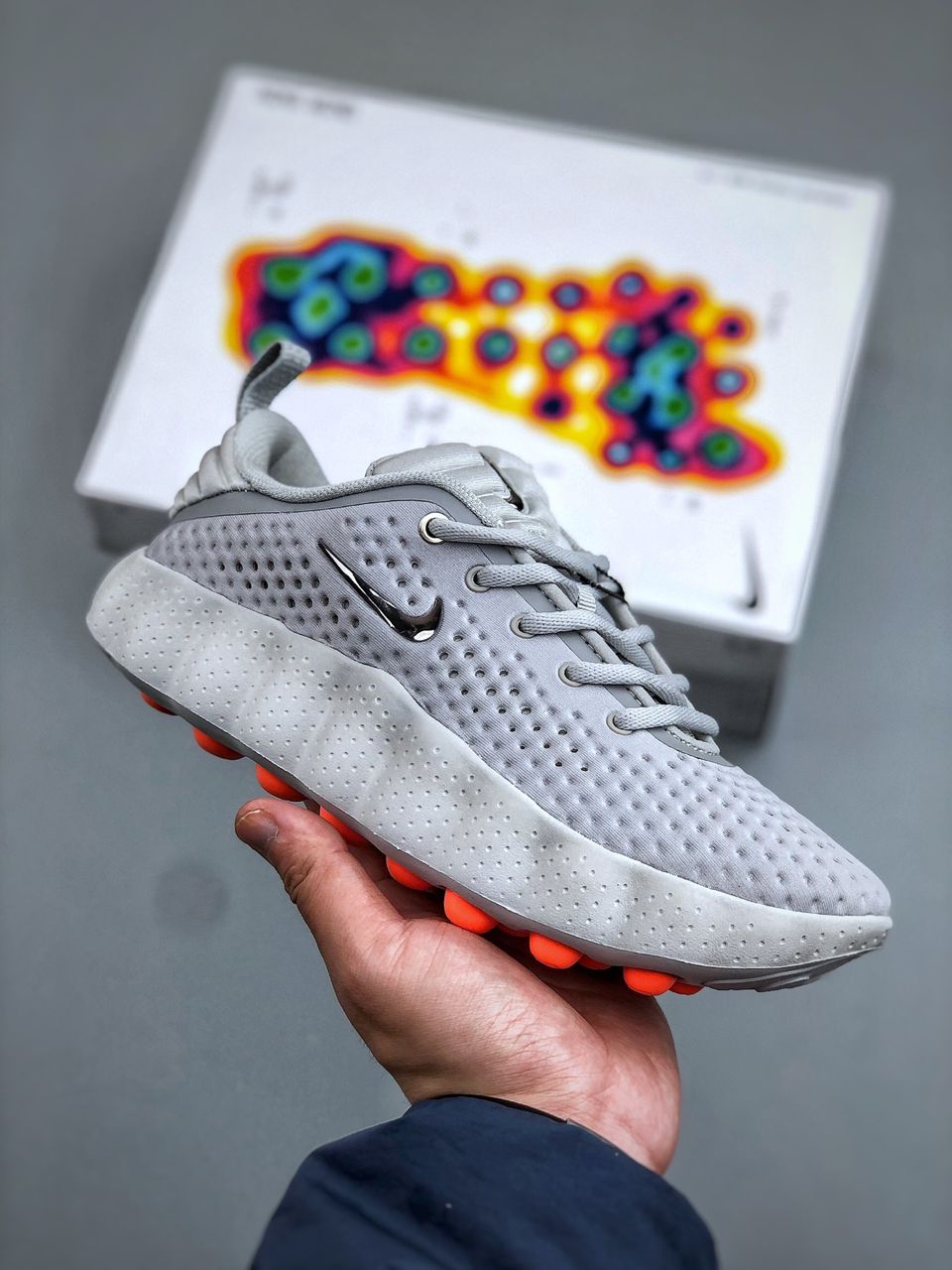 NIKE MIND 002 'LIGHT SMOKE GREY' - Imagen 8