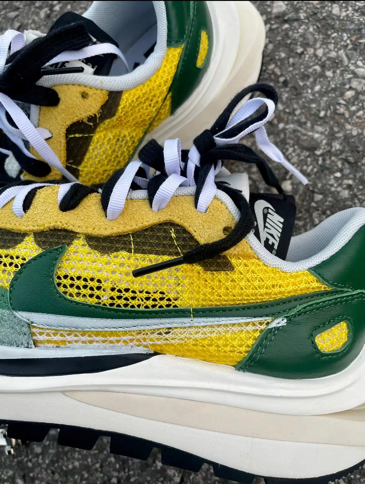 RÉPLICA NIKE VAPORWAFFLE SACAI 'TOUR YELLOW' - Imagen 2