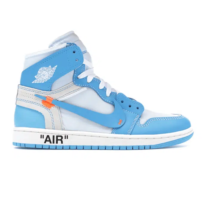 RÉPLICA OFF-WHITE X AIR JORDAN 1 RETRO HIGH OG 'UNC'