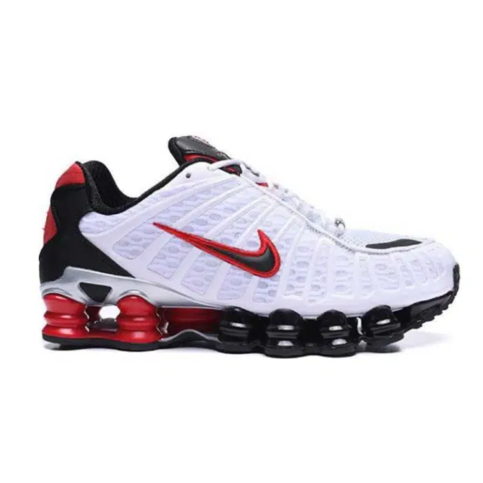 RÉPLICA SHOX TL BLANCAS, ROJAS Y NEGRAS