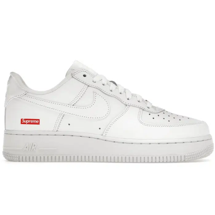 RÉPLICA SUPREME X AIR FORCE 1 LOW 'BOX LOGO - WHITE'
