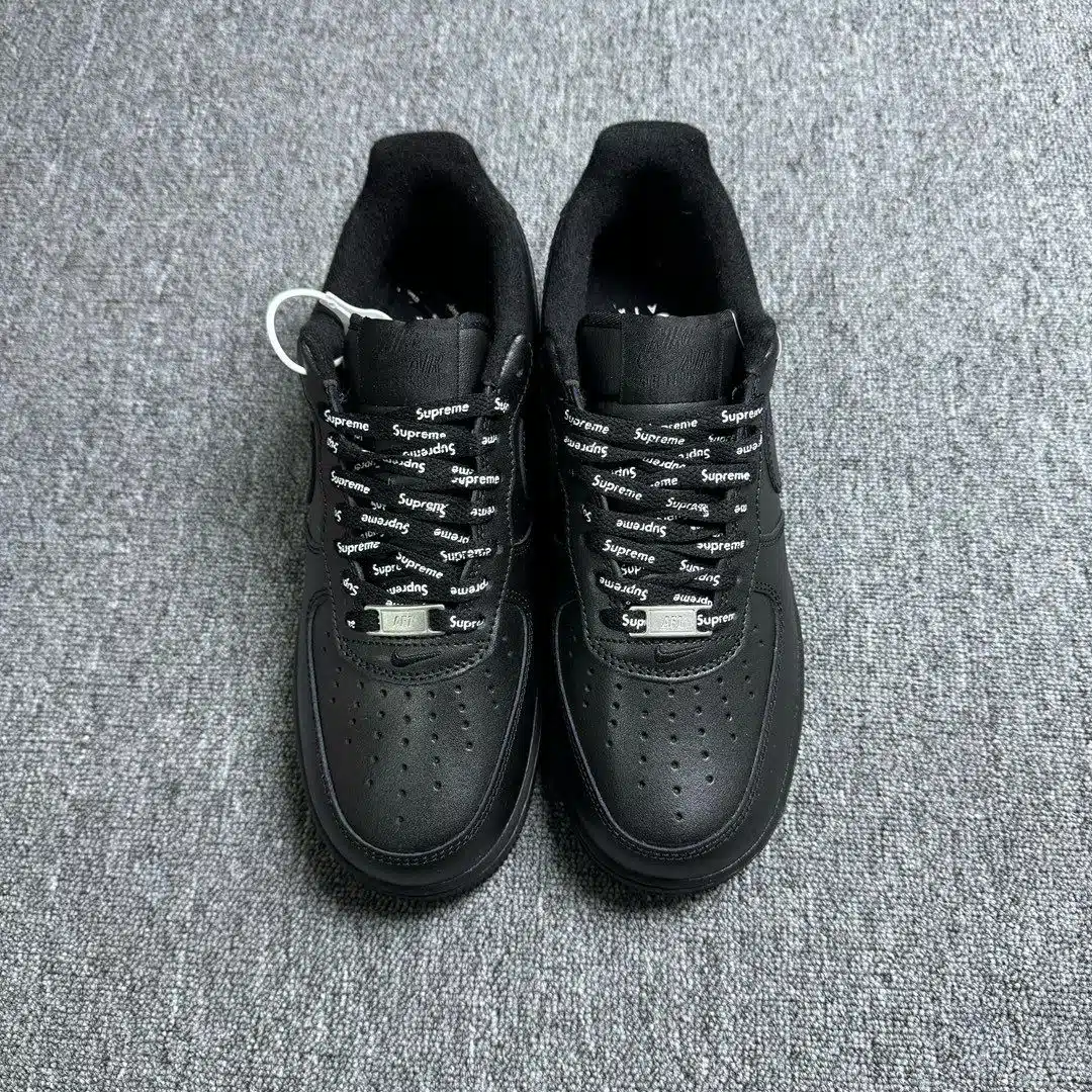 RÉPLICA SUPREME X AIR FORCE 1 LOW 'BOX LOGO - BLACK' - Imagen 7