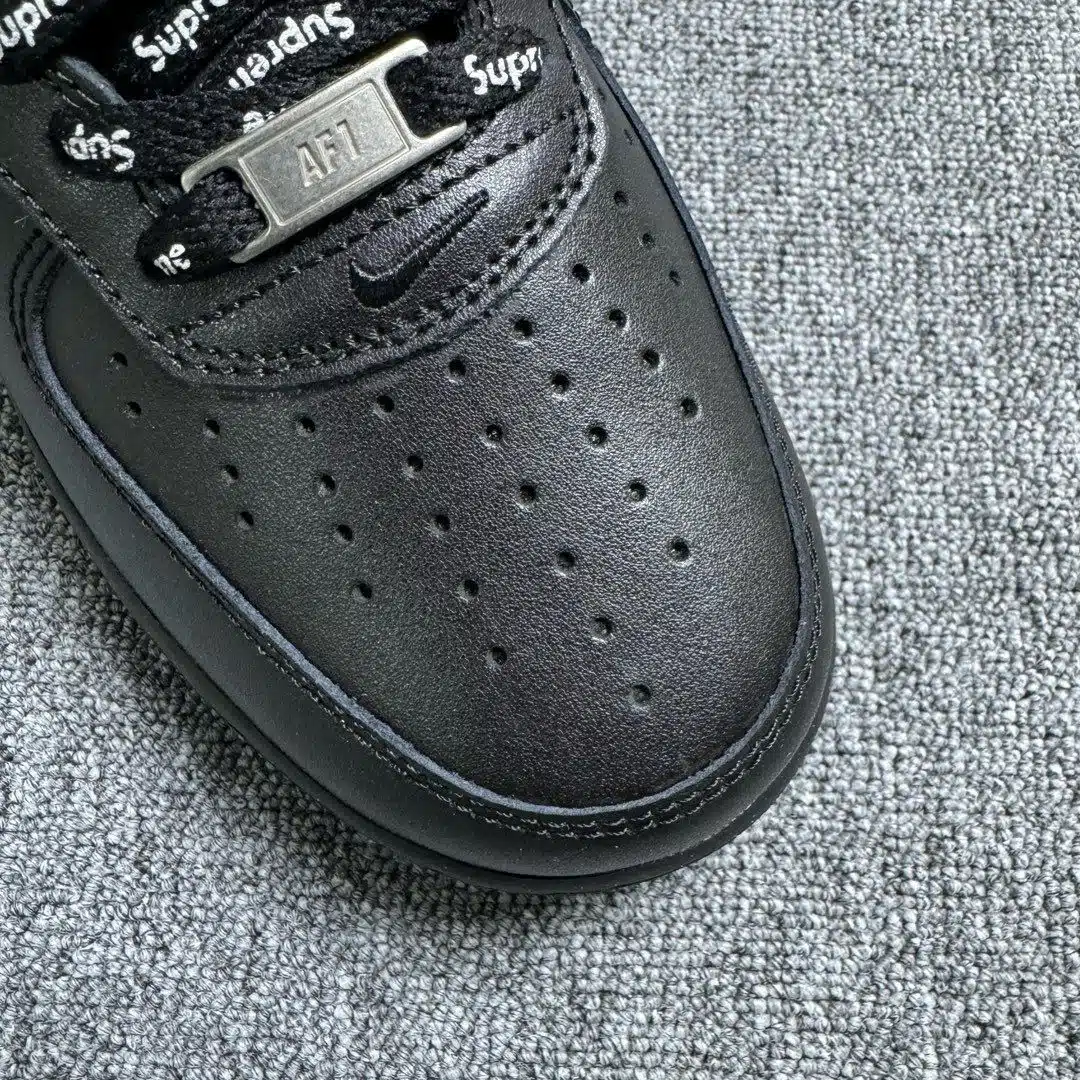RÉPLICA SUPREME X AIR FORCE 1 LOW 'BOX LOGO - BLACK' - Imagen 5