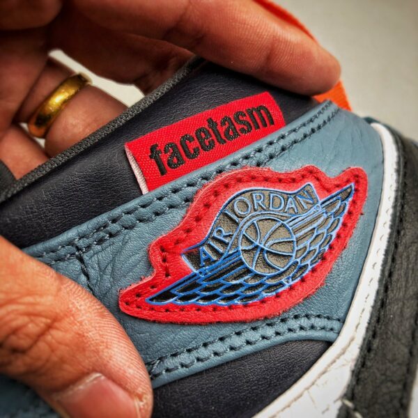 RÉPLICA FACETASM X AIR JORDAN 1 MID 'FEARLESS' - Imagen 7