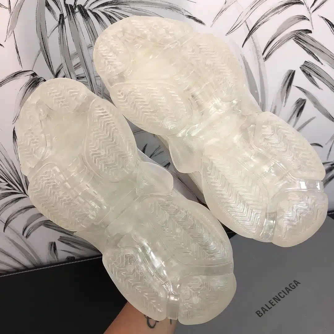RÉPLICA BALENCIAGA TRIPLE S CLEAR BLANCAS - Imagen 4