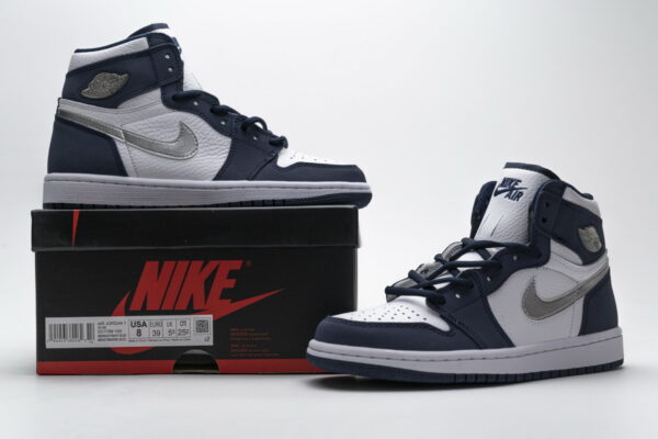 RÉPLICA AIR JORDAN 1 RETRO HIGH CO.JP SUITCASE SPECIAL BOX 'MIDNIGHT NAVY' - Imagen 2