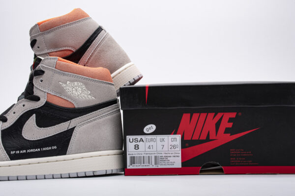 RÉPLICA AIR JORDAN 1 RETRO HIGH OG 'NEUTRAL GREY' - Imagen 8