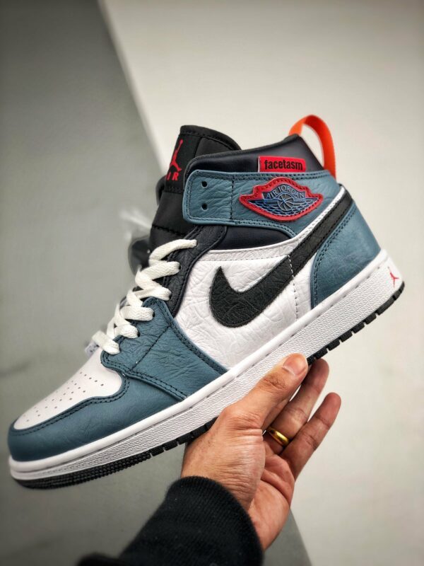 RÉPLICA FACETASM X AIR JORDAN 1 MID 'FEARLESS' - Imagen 3
