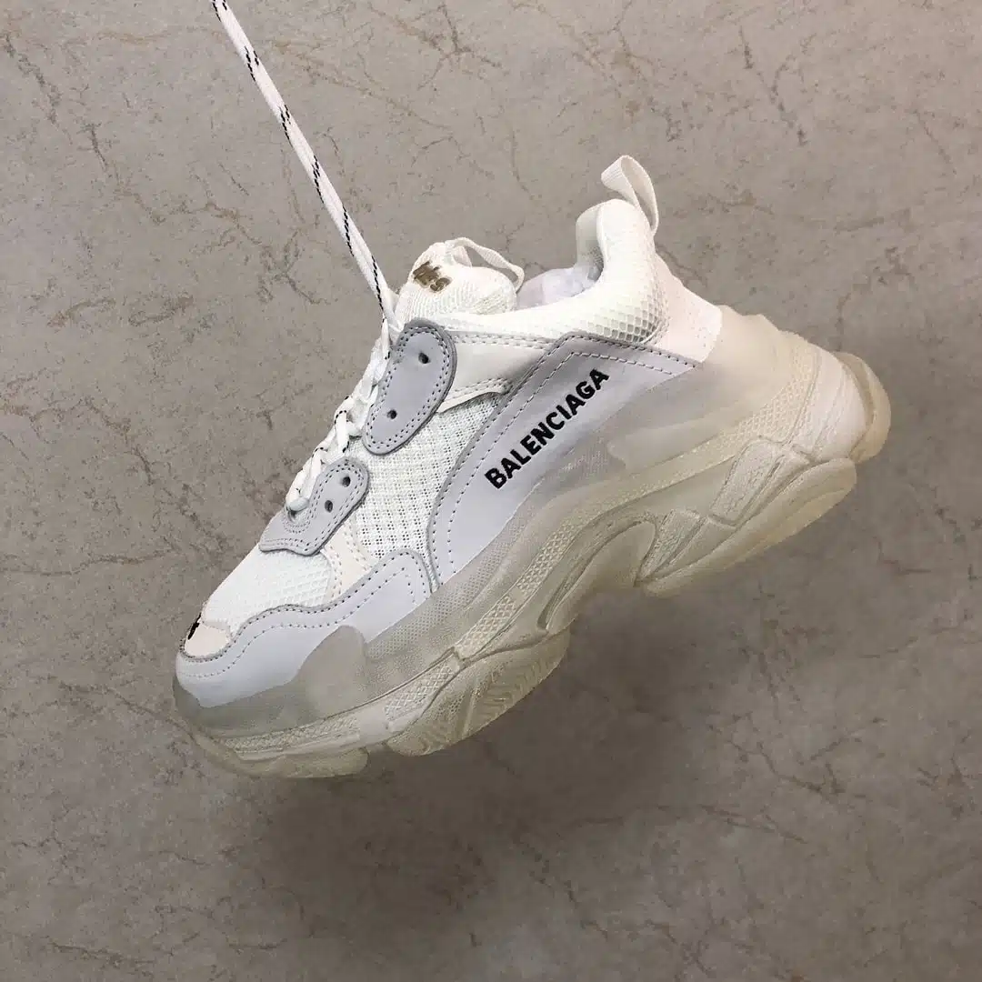 RÉPLICA BALENCIAGA TRIPLE S CLEAR BLANCAS - Imagen 3